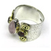 AutorskeSperky.com - Stříbrný prsten s růženínem - S6395