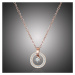Victoria Filippi Stainless Steel Ocelový náhrdelník se zirkony Rocchi NHN19032/17 Zlatá 40 cm + 