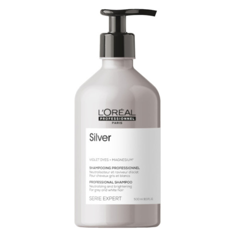 L´Oréal Professionnel Stříbrný šampon pro šedé a bílé vlasy Magnesium Silver (Neutralising Shamp L’Oréal Paris