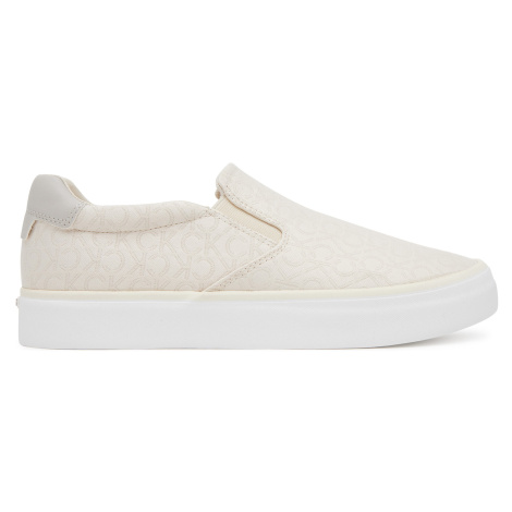 Tenisky Calvin Klein Vulc Slip On - Jacq HW0HW02411 Écru