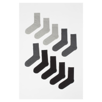 H & M - Balení: 10 párů ponožek - šedá