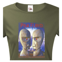 Dámské tričko s potiskem rockové kapely Pink Floyd - parádní tričko s kvalitním potiskem
