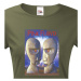 Dámské tričko s potiskem rockové kapely Pink Floyd - parádní tričko s kvalitním potiskem