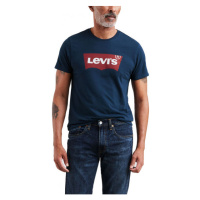 Levi's® GRAPHIC SET-IN NECK Pánské tričko, tmavě modrá, velikost