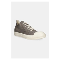 Tenisky Rick Owens Low Sneaks pánské, šedá barva, DU02D2802.SCF