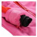 Alpine Pro Nootko 2 INS. Dětská zateplená softshellová bunda KJCP147 carmine rose