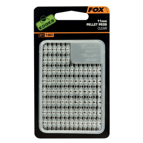 Fox Zarážky na pelety Edges Pellet Pegs Clear - 11 mm