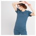 MP dámské těhotenské tričko s krátkým rukávem Power – šedomodré