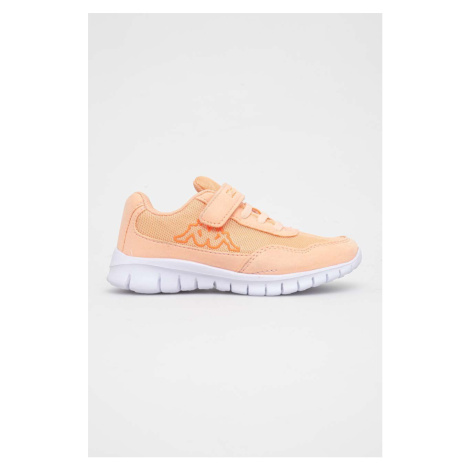 Dětské sneakers boty Kappa oranžová barva