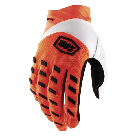 Motokrosové rukavice 100% Airmatic oranžová oranžová