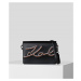 Kabelka karl lagerfeld k/signature whip shoulderbag černá