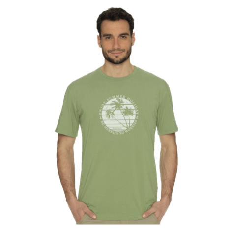BUSHMAN JOURNEY Pánské tričko, světle zelená, velikost