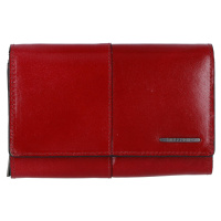 Stylová dámská kožená peněženka Siska, červená