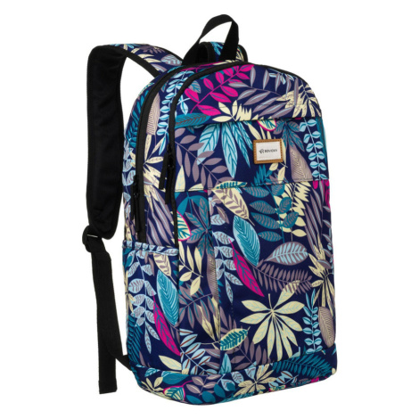 Klasický dámský polyesterový batoh s rostlinným vzorem Rovicky