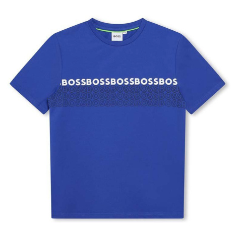 Dětské tričko BOSS s potiskem Hugo Boss