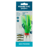 Kinetic návazec sabiki flasher uv green yellow blue 150 cm 7/0