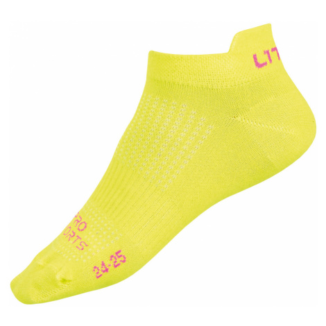 Litex Ponožky nízké 99661 citrónová