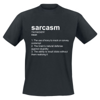 Sprüche Definition Sarcasm Tričko černá