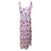 jiná značka NA-KD »Floral Ruffle Maxi Dress« šifonové šaty< Barva: Modrá, Mezinárodní