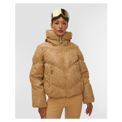 Zlatá Krajková Dámská Lyžařská Bunda Goldbergh Gold Exclusive Fiora