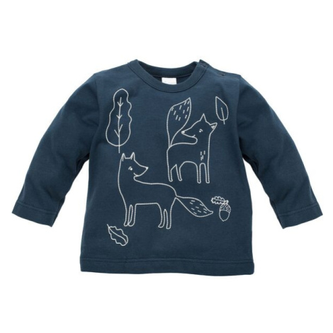 Pinokio Kids's Secret Forest Longsleeve Blouse Navy Blue