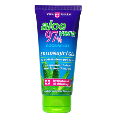 VivaPharm Zklidňující gel po opalování Aloe Vera 97% 100 ml