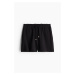 H & M - Mušelínové šortky - černá