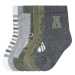 lupilu® Chlapecké ponožky s BIO bavlnou, 7 párů (zelená/šedá/bílá)