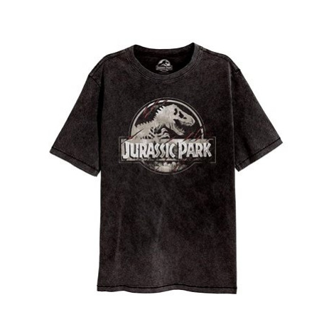 Jurassic Park|Jurský park - Scratched Logo - tričko Local Heroes