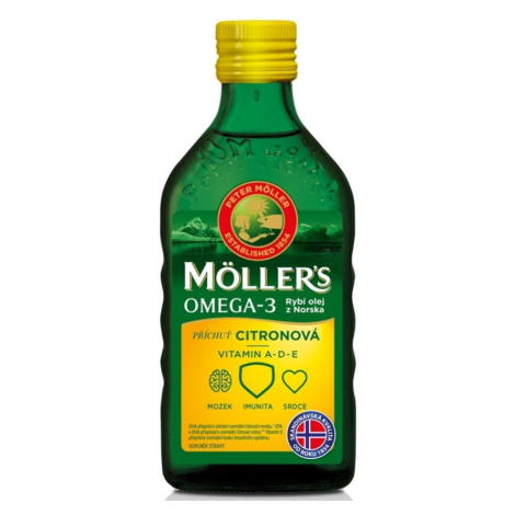 MÖLLER´S Omega 3 s citronovou příchutí 250 ml Möller´s