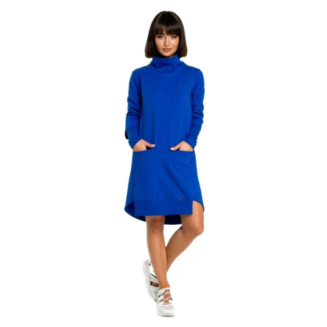 Bewear Dámské mini šaty Yaa B089 královsky modrá Tmavě modrá