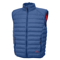 Pánská vesta Warmpeace Drake majolica blue/red XXXL
