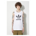 Bavlněný top adidas Originals Adicolor Classics Trefoil Tank bílá barva, IA4808