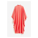 H & M - Kaftanové šaty ze saténu - červená