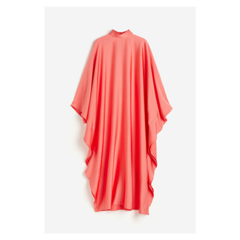 H & M - Kaftanové šaty ze saténu - červená H&M