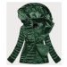 Zelená dámská bunda s kapucí (2021-11BIG)