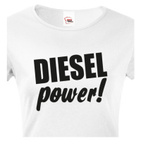 Dámske tričko s motívom Diesel power!
