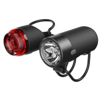 Knog Plug Black Front 250 lm / Rear 10 lm Cyklistické světlo