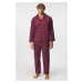 Flanelové pyžamo Allon Tom Tailor