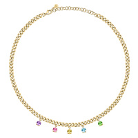 Morellato Luxusní pozlacený náhrdelník s krystaly Poetica SAUZ01