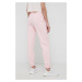 Kalhoty Ellesse dámské, růžová barva, hladké, SGK13459-011