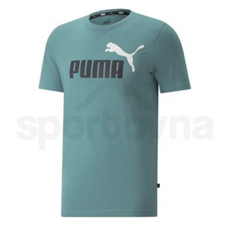 Puma ESS+ 2 Col Logo Tee M 58675950 - mineral blue