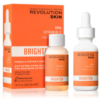 Revolution Skincare Brighten 15% VItamin C dvousložkové sérum pro rozjasnění pleti 30 ml