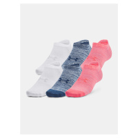Sada šesti párů dámských ponožek v bílé, modré a růžové barvě Under Armour UA Essential No Show 