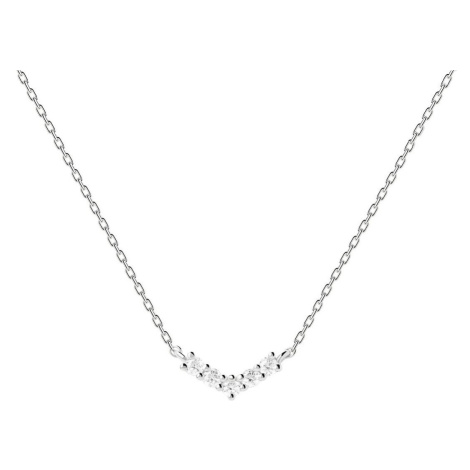PDPAOLA Romantický stříbrný náhrdelník MINI CROWN Silver CO02-485-U