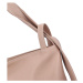 Stylový kožený kabelko-batoh Vanessa, růžová