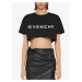 GIVENCHY Logo Black crop tričko