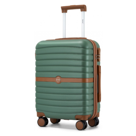 Konofactory Zelený prémiový cestovní kufr "Harder" - L (65l)