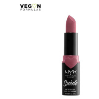 NYX Professional Makeup Suede Matte Lipstick Soft Spoken Rtěnka 3.5 g
