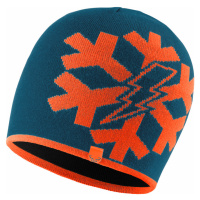 Čepice Dynafit Graphic Beanie petrol 21/22 Barva: modrá / oranžová